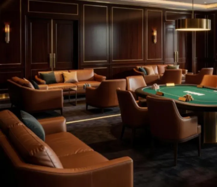 Luxus kivitelű VIP Lounge boardroom beállításban